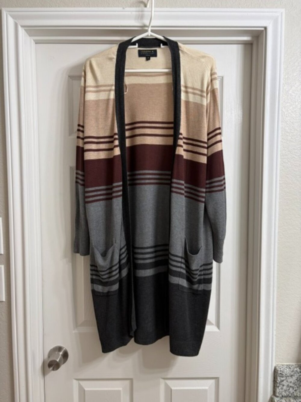 Joseph A. Brand Women's Long Cardigan Sweater, Size 1X